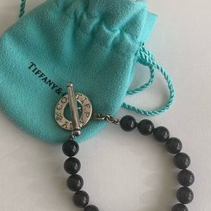 Tiffany Black Onyx Toggle Bracelet